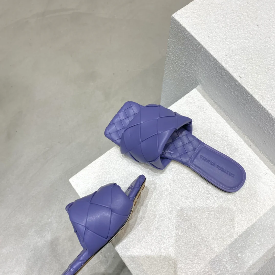 BV - Плетеные сандалии - Сине-фиолетовые