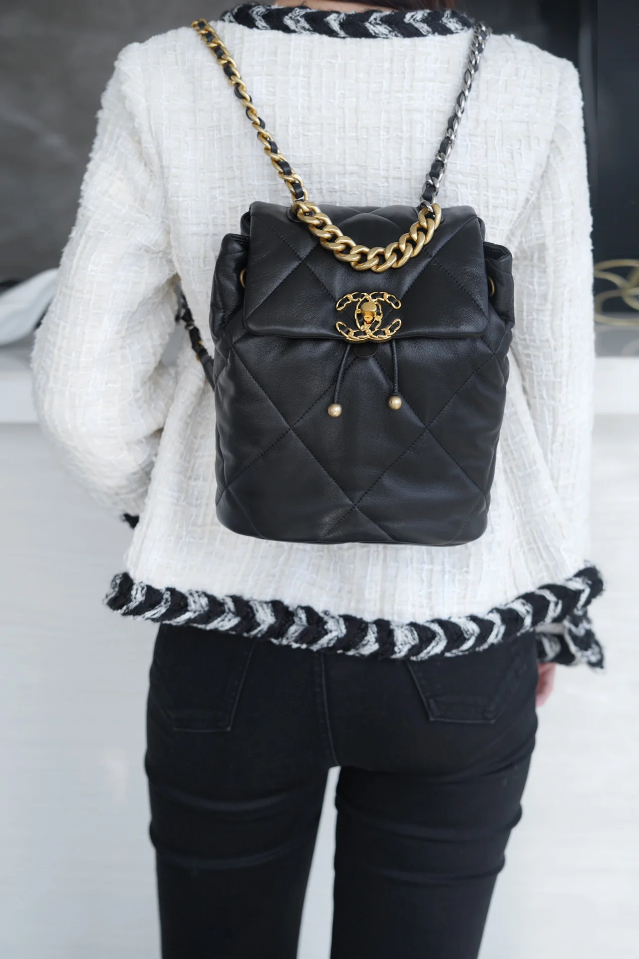 Рюкзак Chanel 24c 19bag - черный