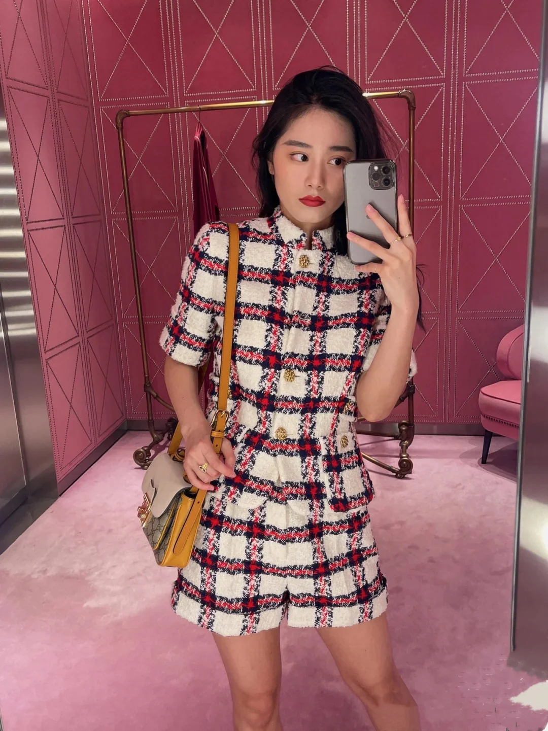 Сумка-мессенджер Gucci с замком