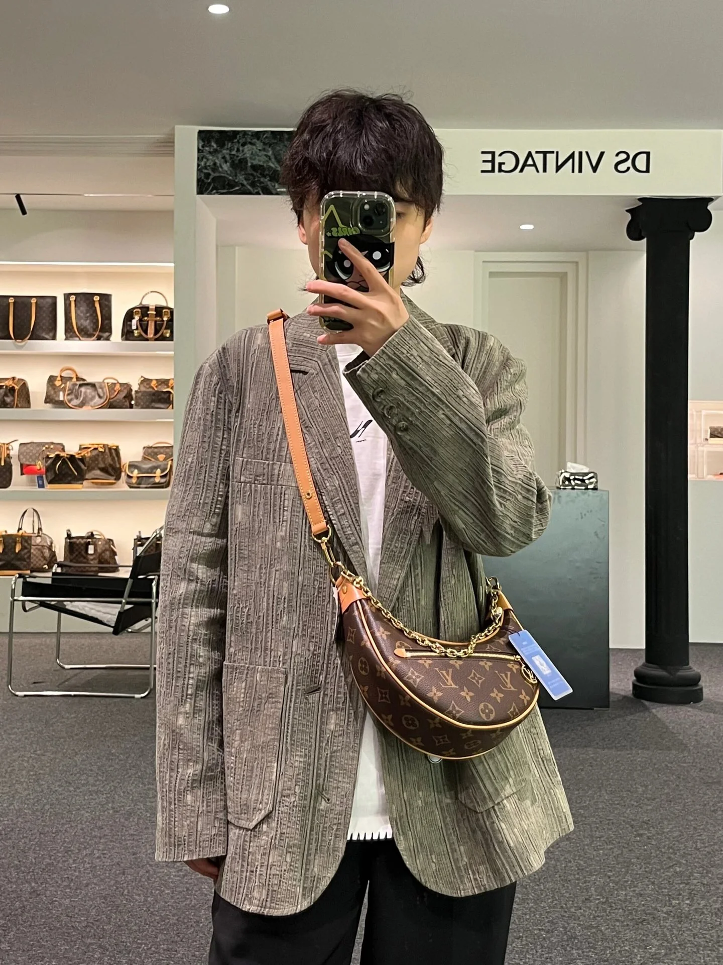 m81098-LV-loop Сумка-мешок с петлями, наплечная/кроссбоди