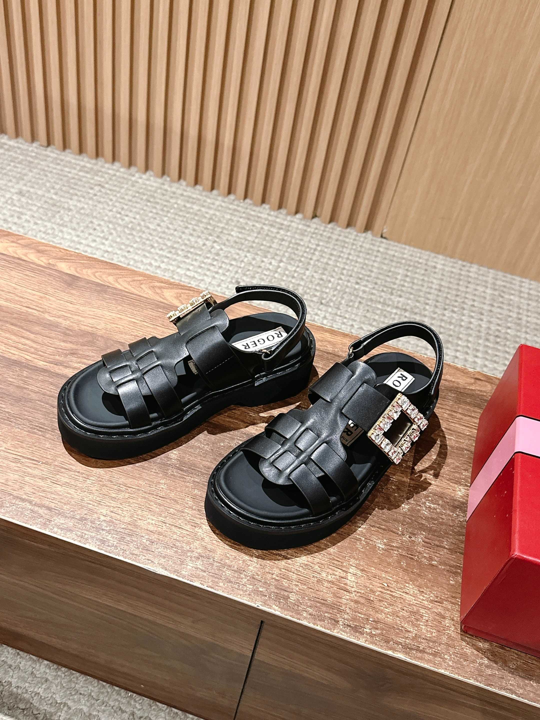 RV - Римские сандалии - Бриллиантовая пряжка