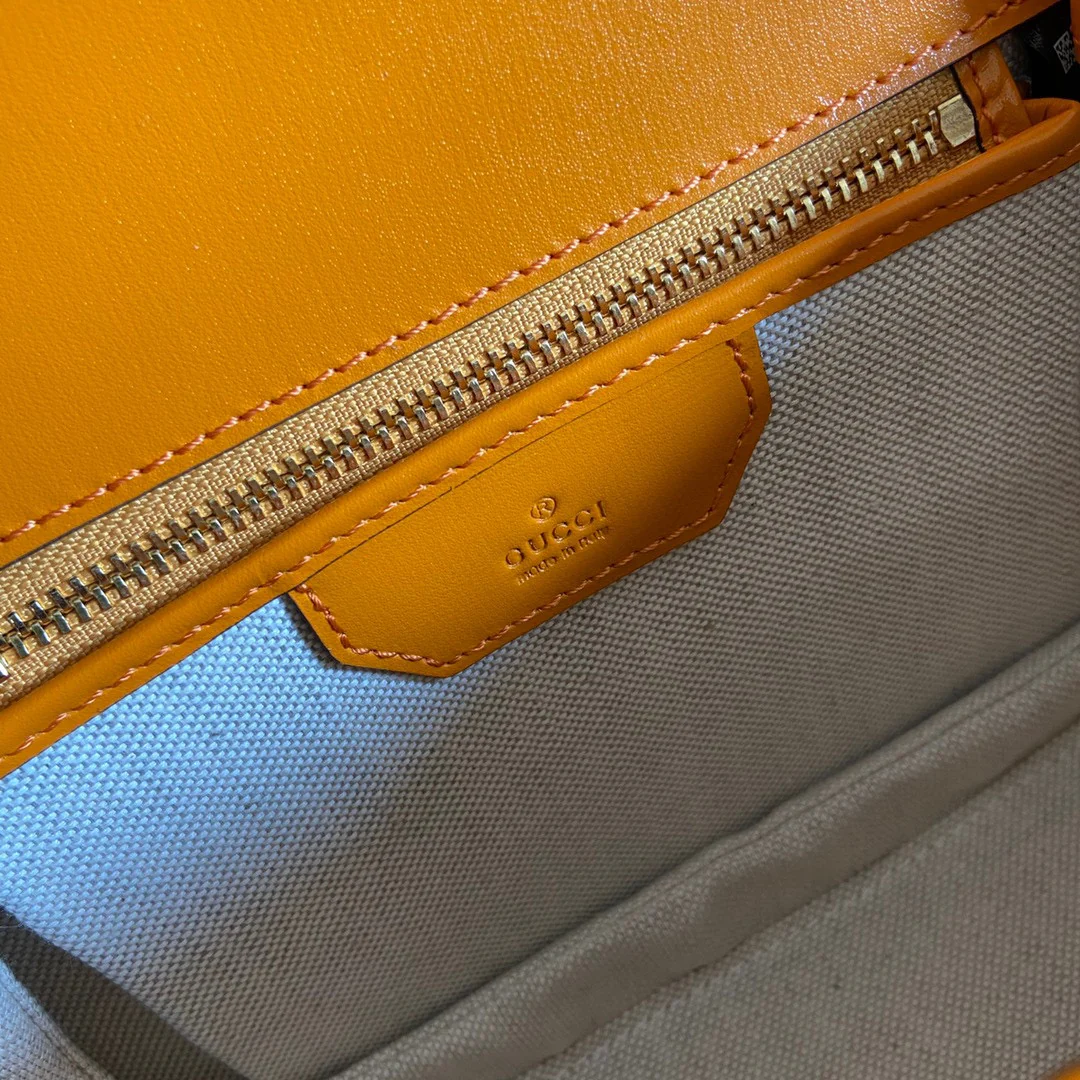 Маленькая сумочка Gucci с бамбуковой ручкой - 21x15x7 см - 3