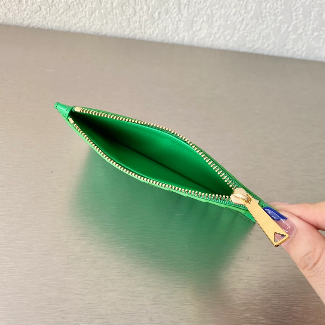 BV-拉链卡包 零钱包 羊皮 14×7.5×0.5cm