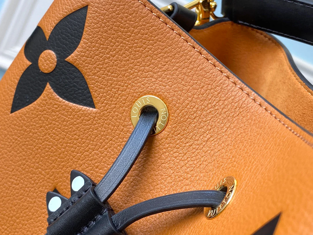 сумка-ведро lv-m56888-caramel-neonoe-medium