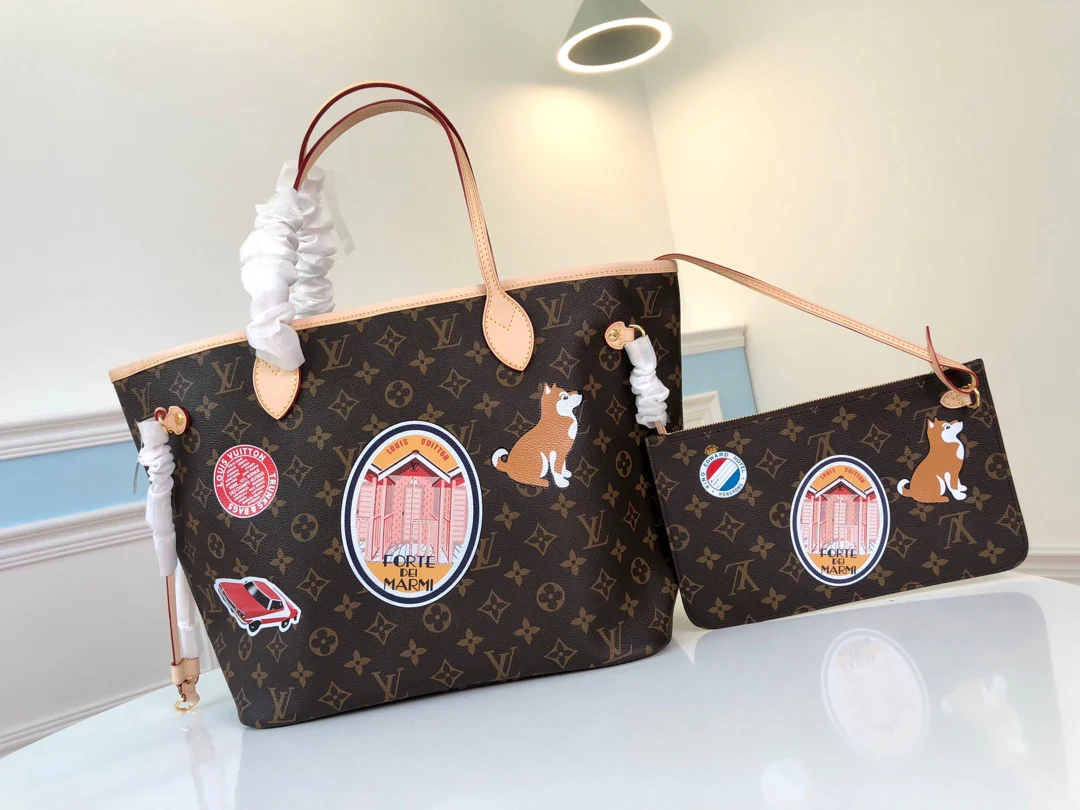 m40995-LV-2019 Весна/Лето-Neverfull-Сумка-тоут-средний размер
