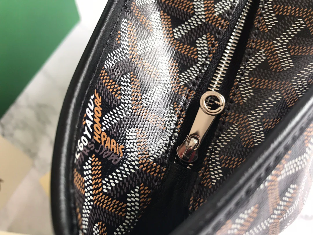 Маленькая сумка-тоут Goyard на молнии - серая - 1 шт.