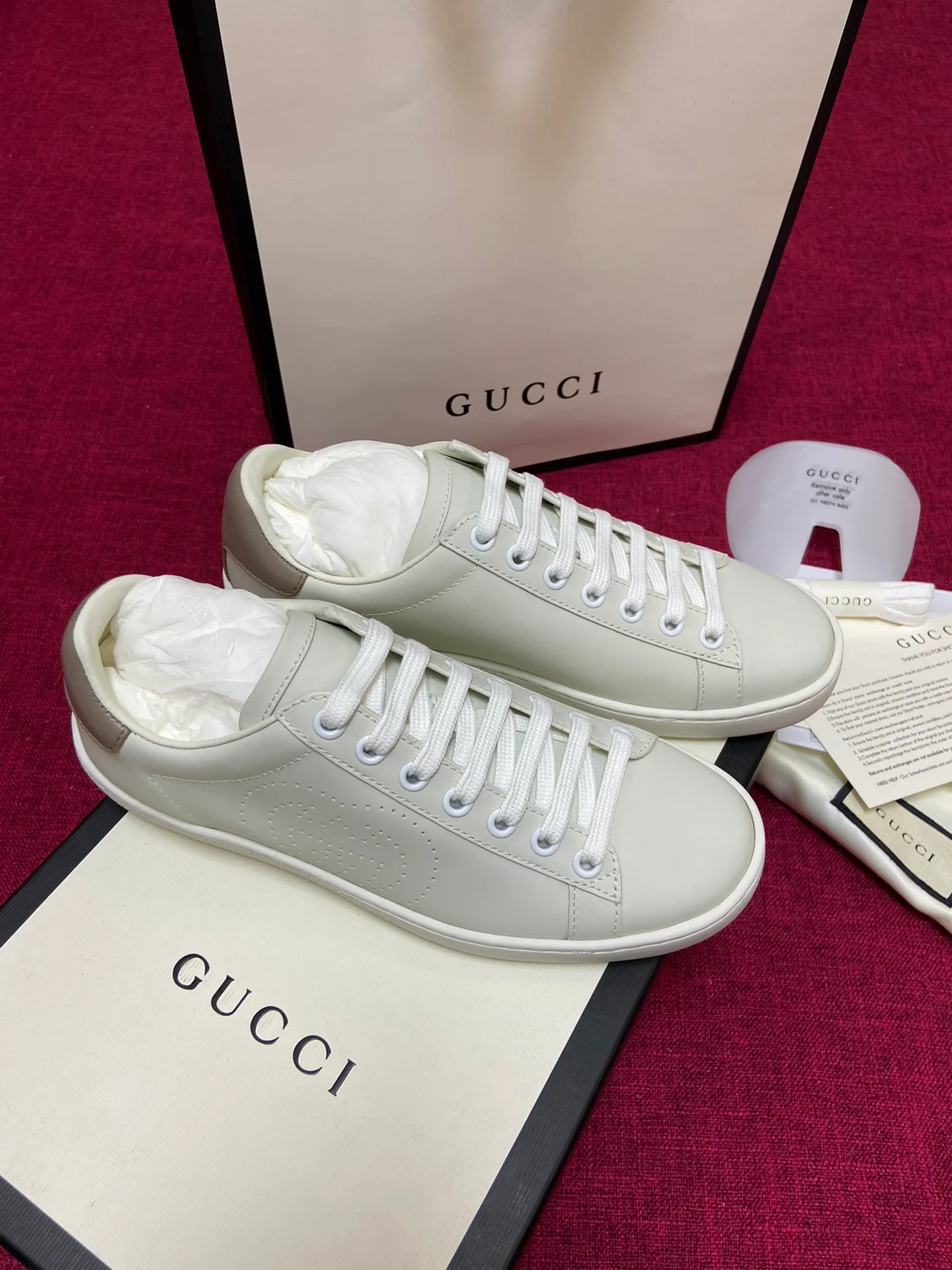 Gucci - Белые кроссовки - Кроссовки - Повседневная обувь - 13