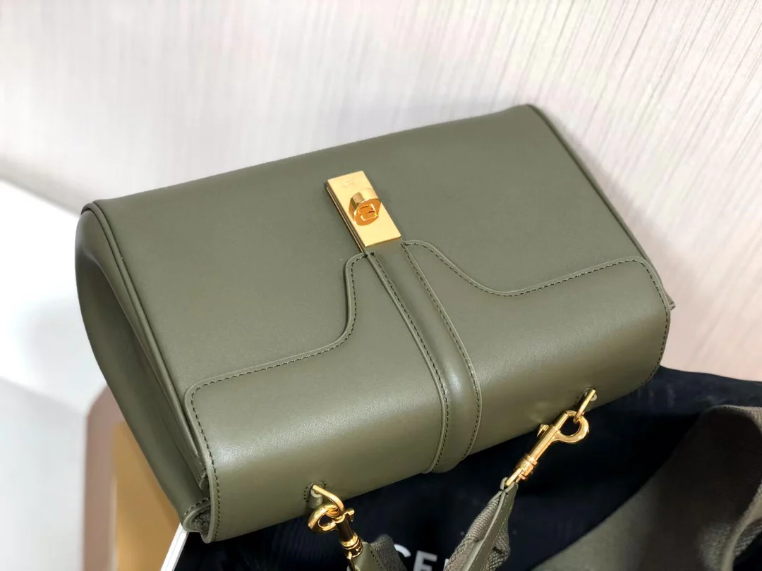Сумка Celine из мягкой телячьей кожи с 16 узорами - 3