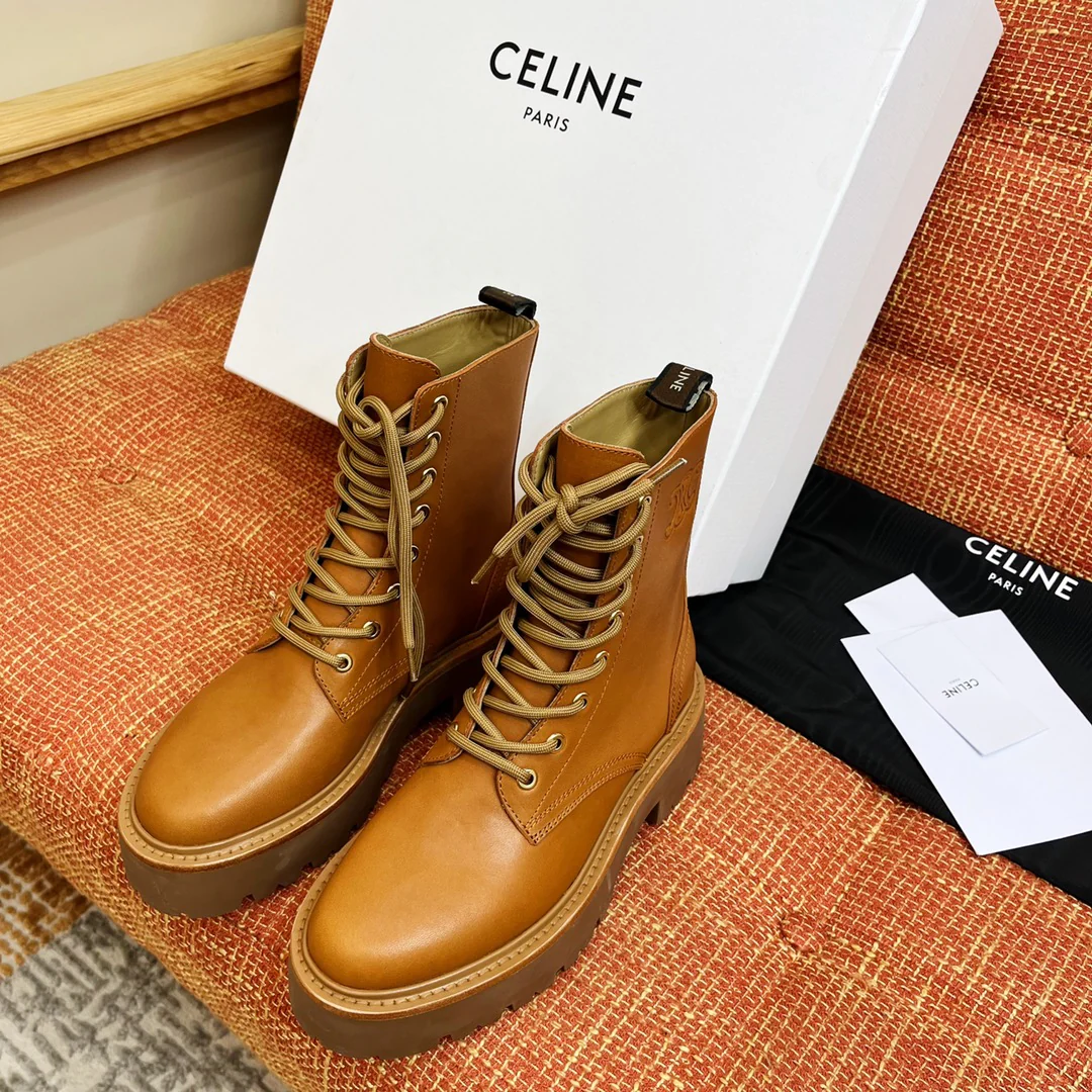 Celine - Новые ботильоны 22 Early Autumn - Размеры 35-40 - С тиснением 