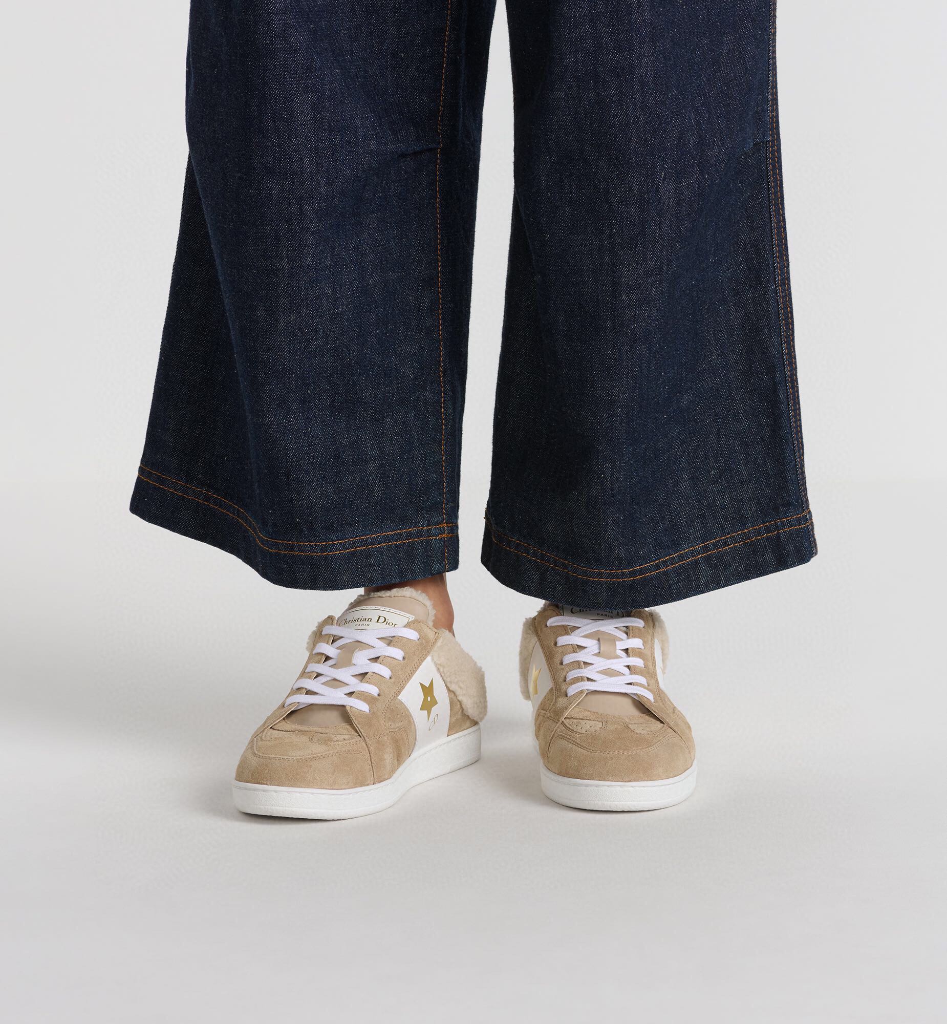 Слипоны-мюли Dior 2024 из шерсти - Кофейно-коричневый