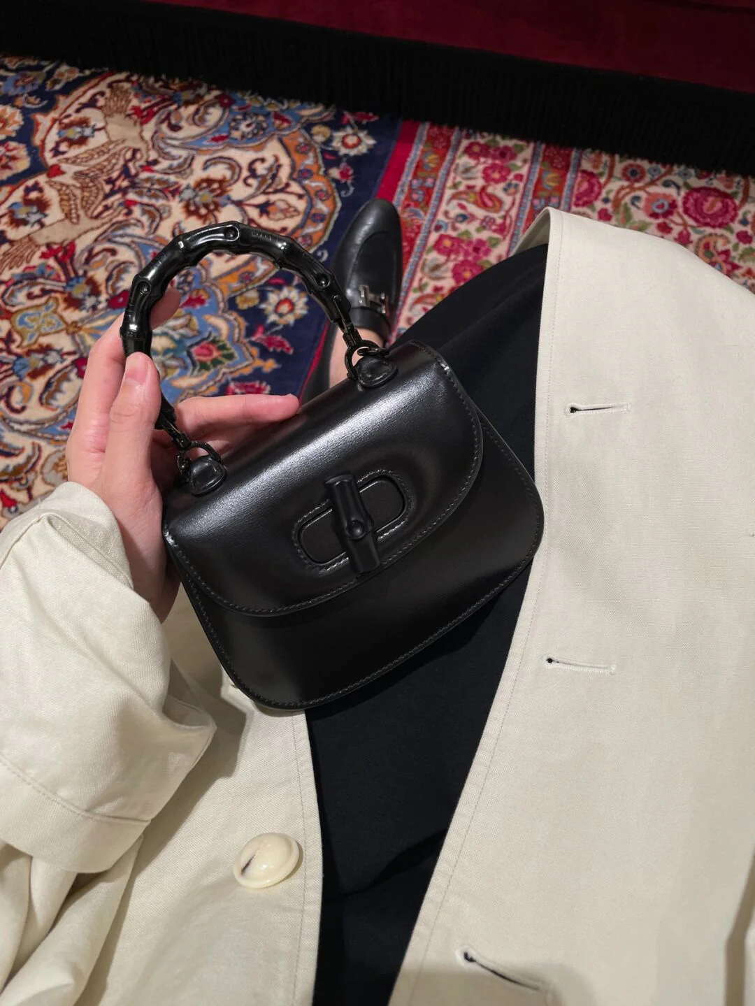 Сумка Gucci из коллекции Retro Bamboo.