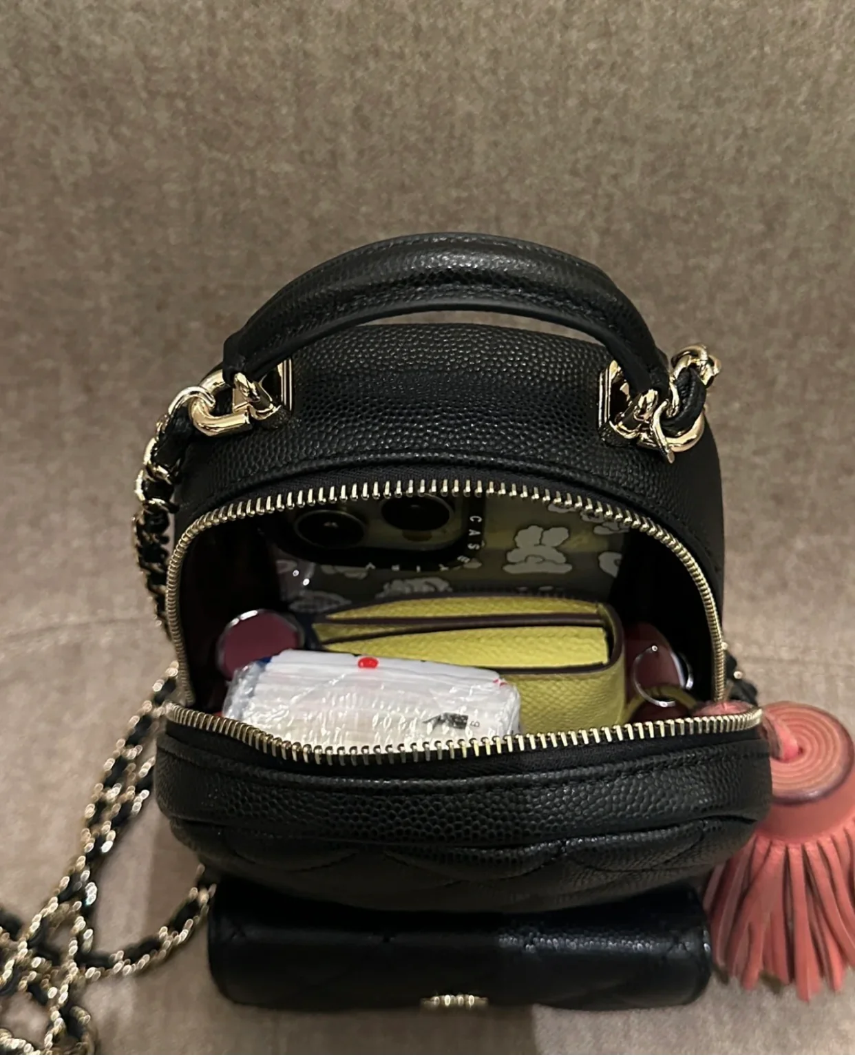 Мини-рюкзак Chanel 24c - черный