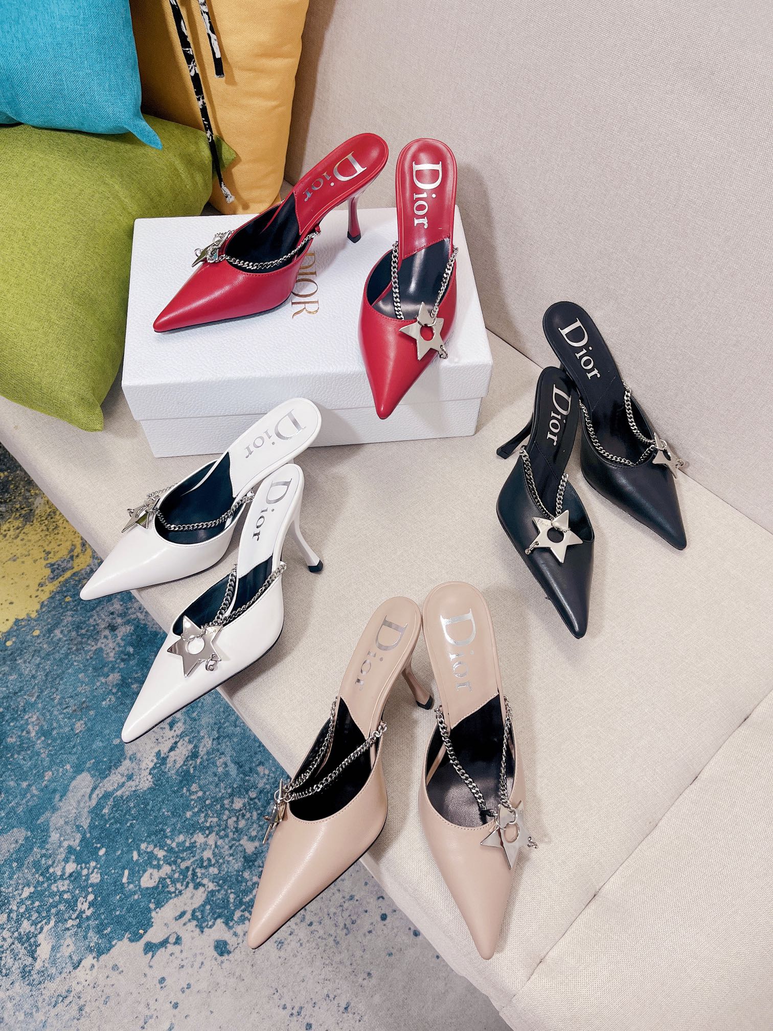 Dior - Коллекция Fashion Punk - Сандалии с острым носком