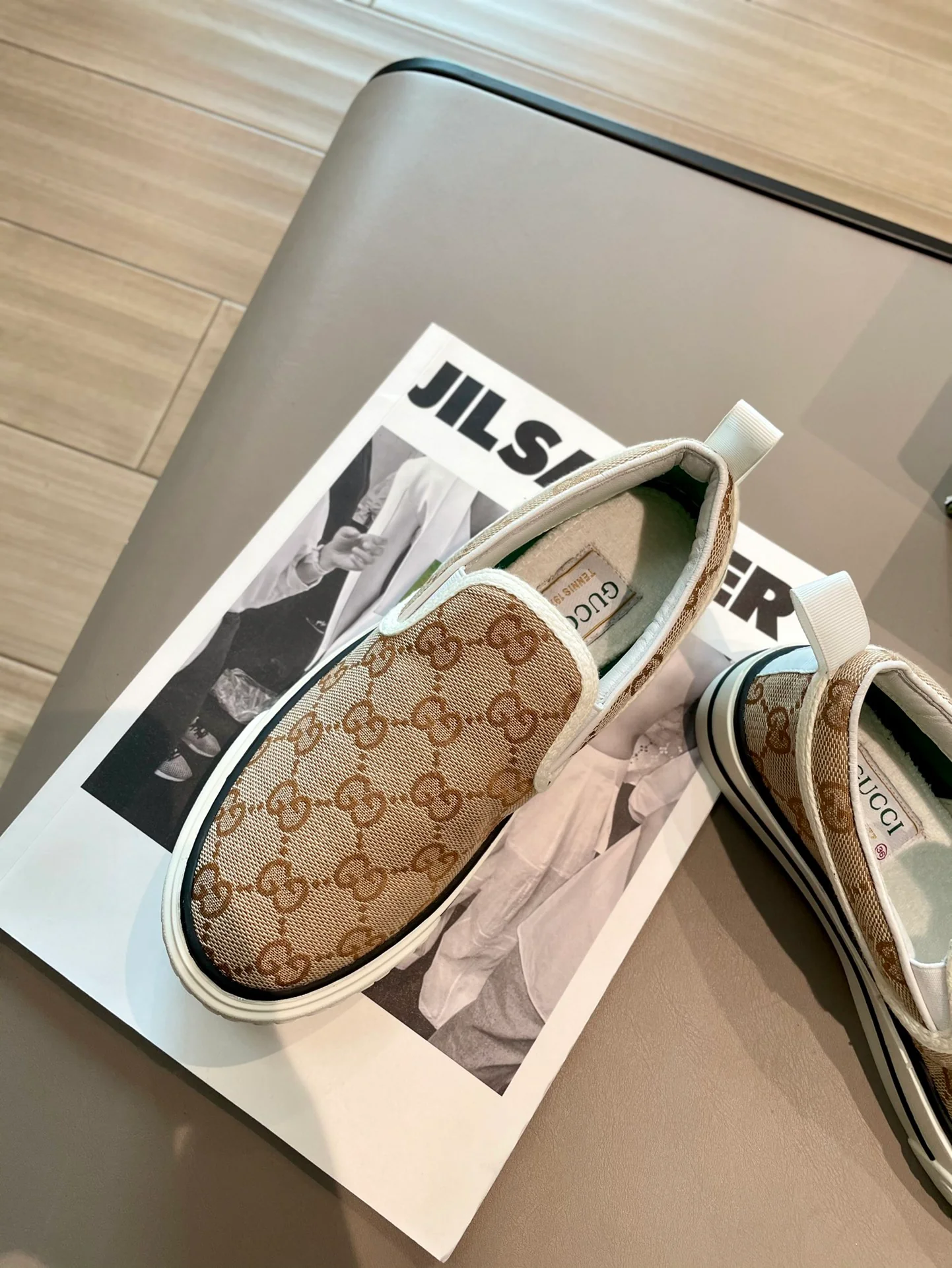 Кед Gucci из парусины - 2