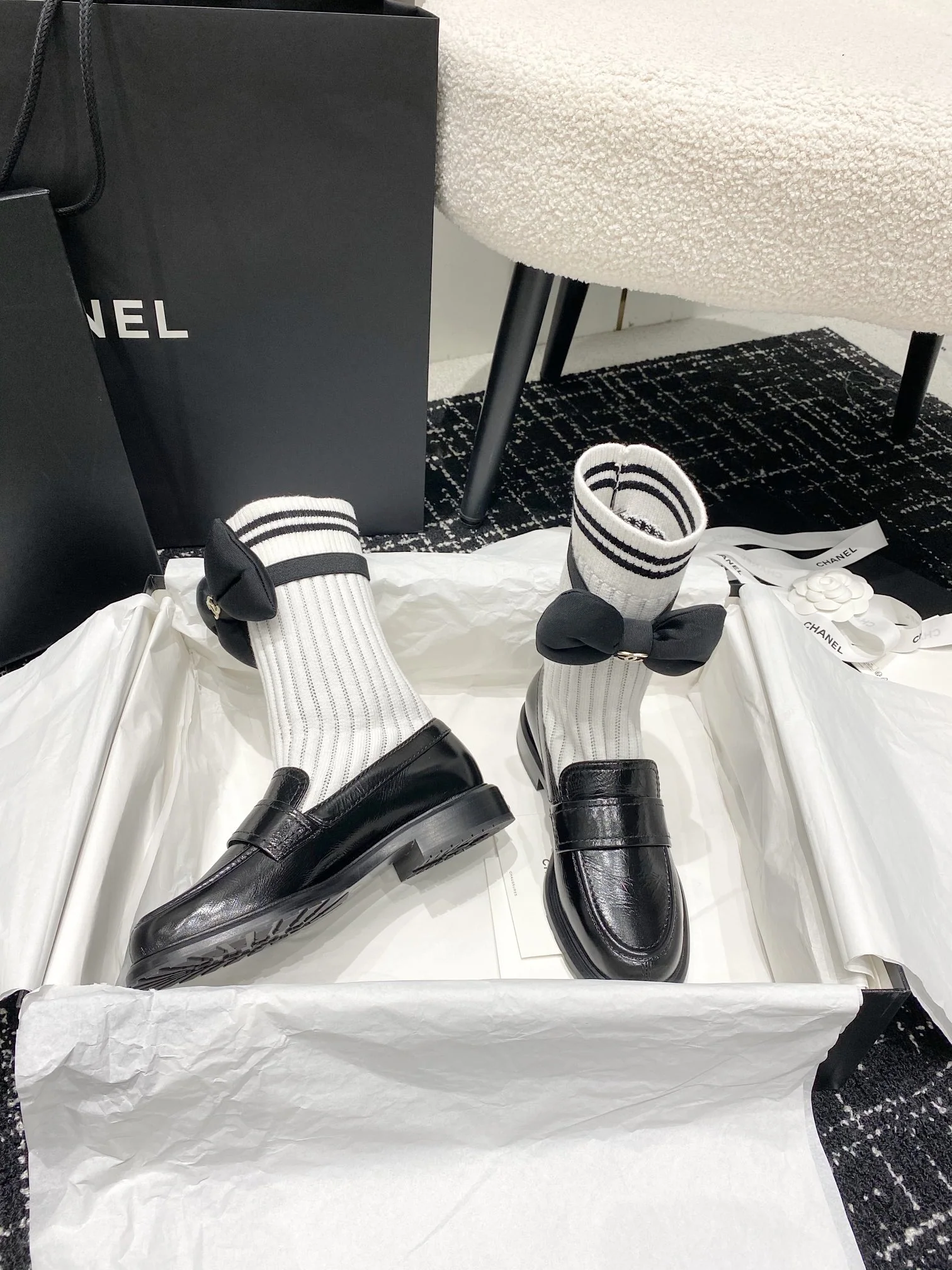 Лоферы Chanel 2024 в стиле 