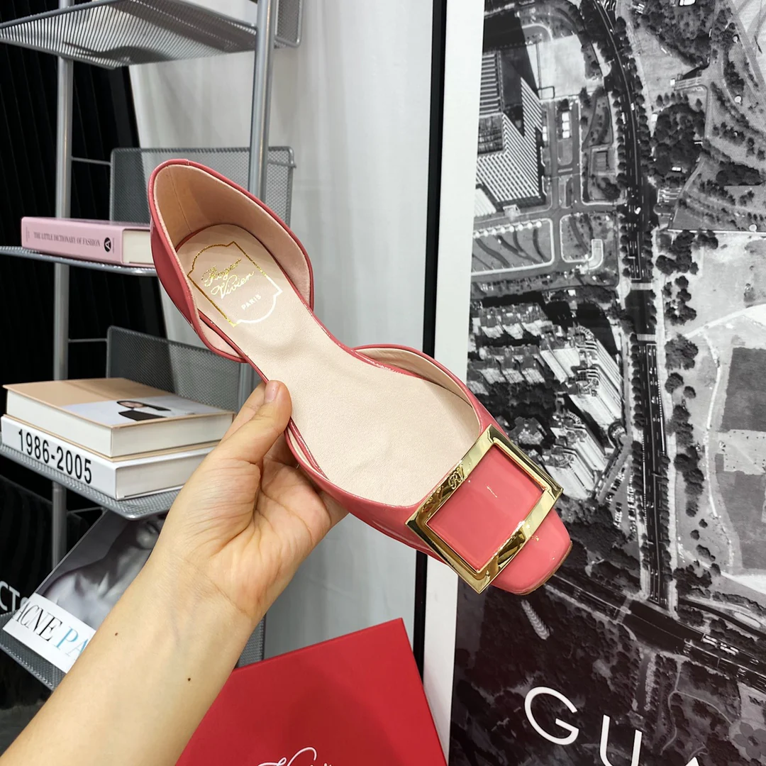 RV-Flat Bottom Hollow Square Head-Watermelon Red