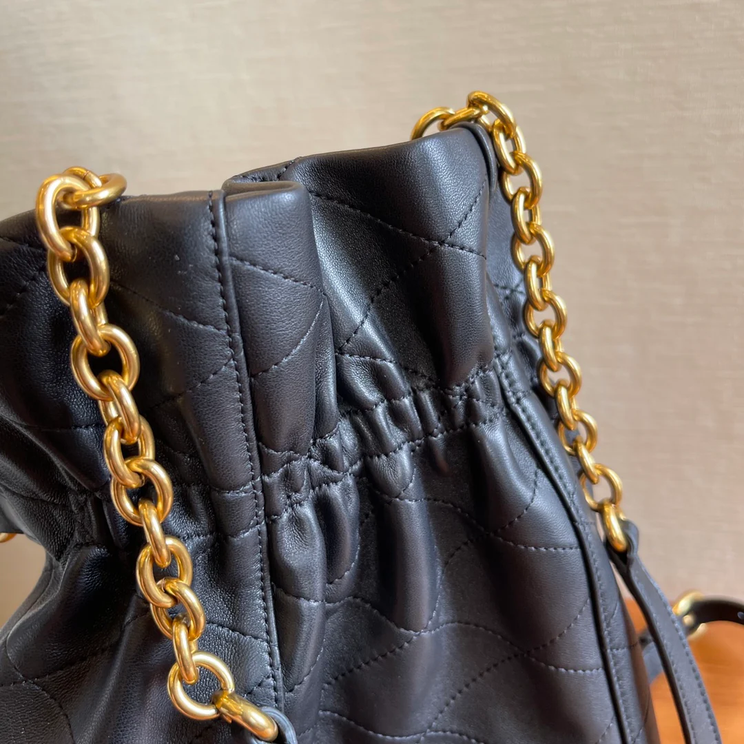 Сумка-ведро YSL Hook - черная