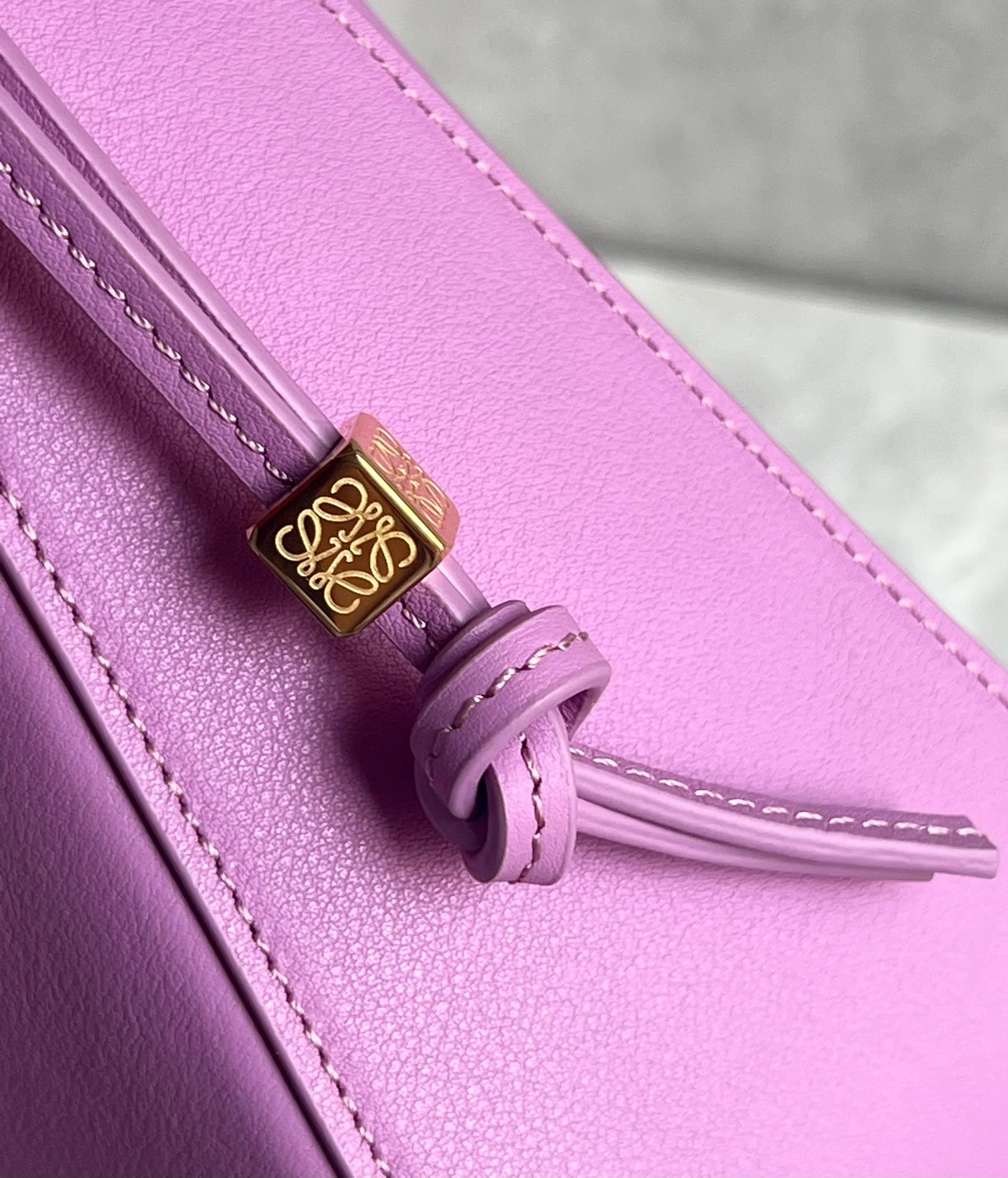 Сумка-хобо Loewe Hammock - фиолетовая - 1 шт.