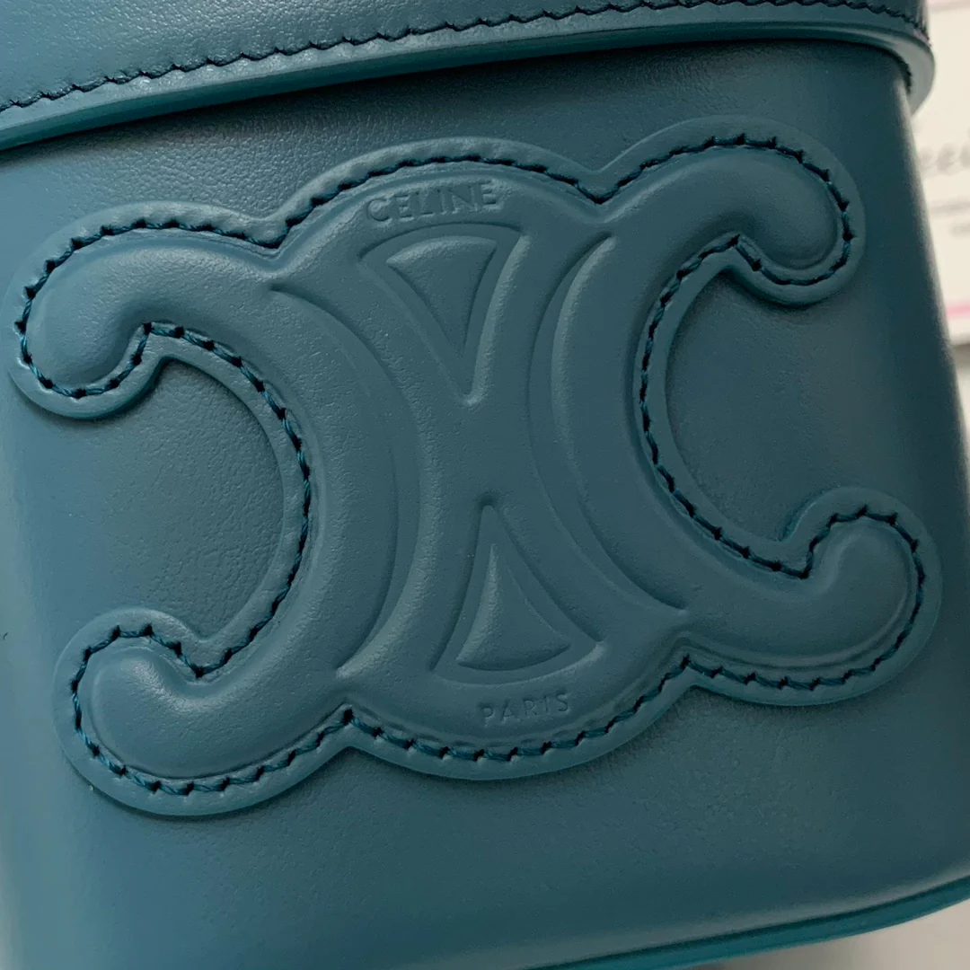 Сумка Celine Boxtriomphe - синяя