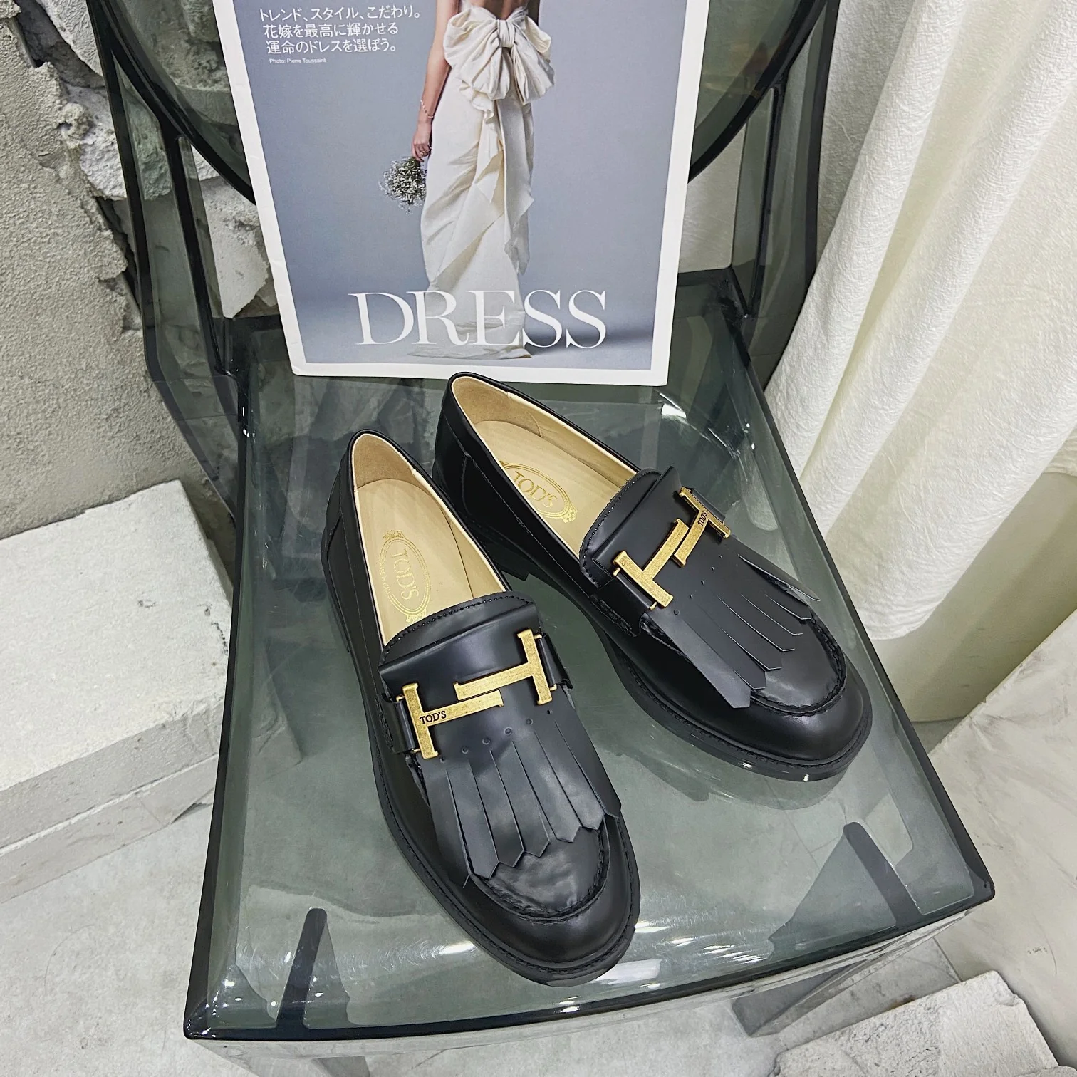 Лоферы Tods с двойной Т-образной кисточкой и слипонами