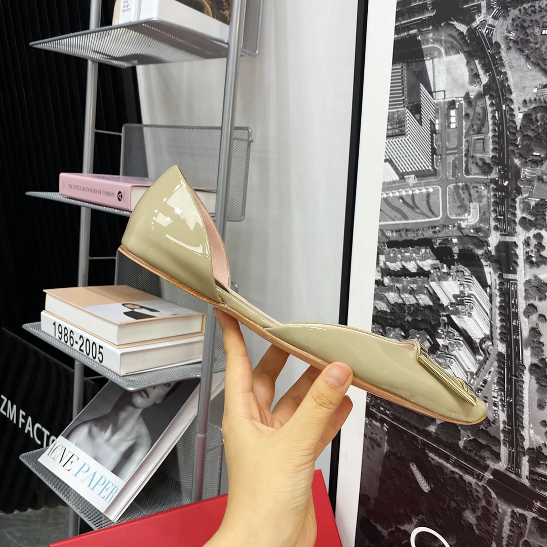 RV-Flat Bottom Hollow Square Toe-Elephant Gray