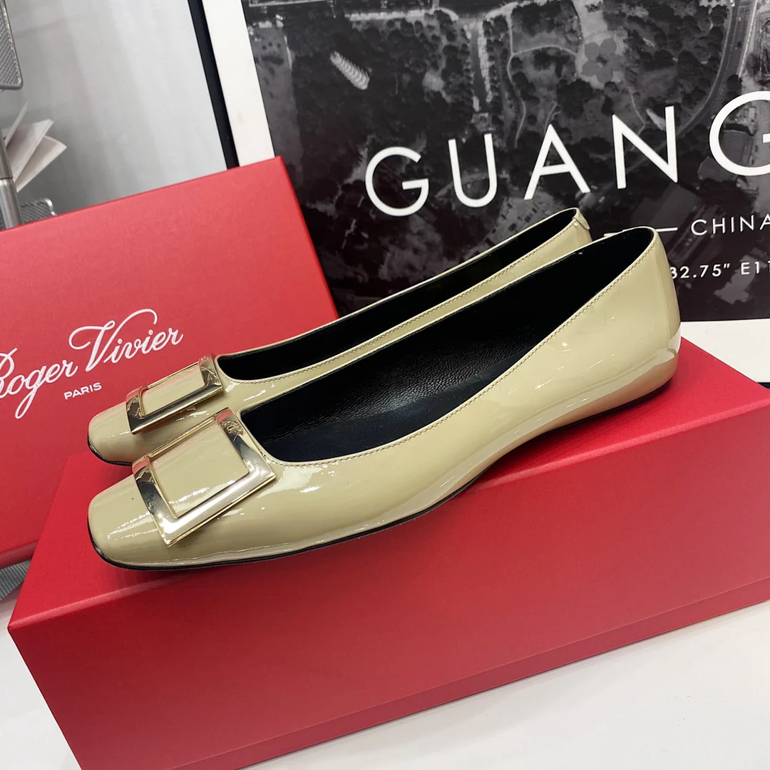 RV-Flat Bottom Square Toe-Elephant Grey