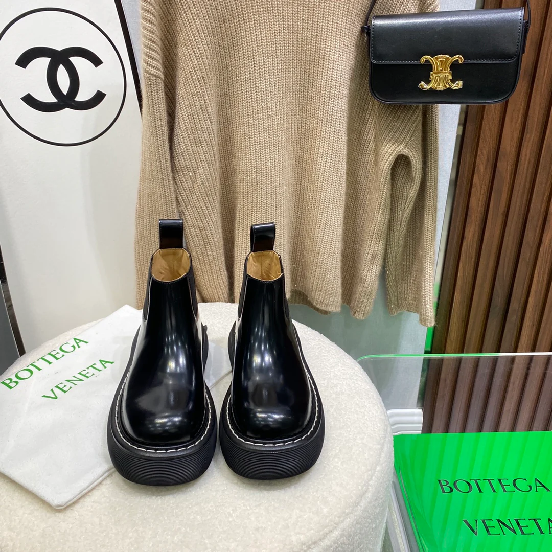 BV - Ботильоны на платформе - Черные