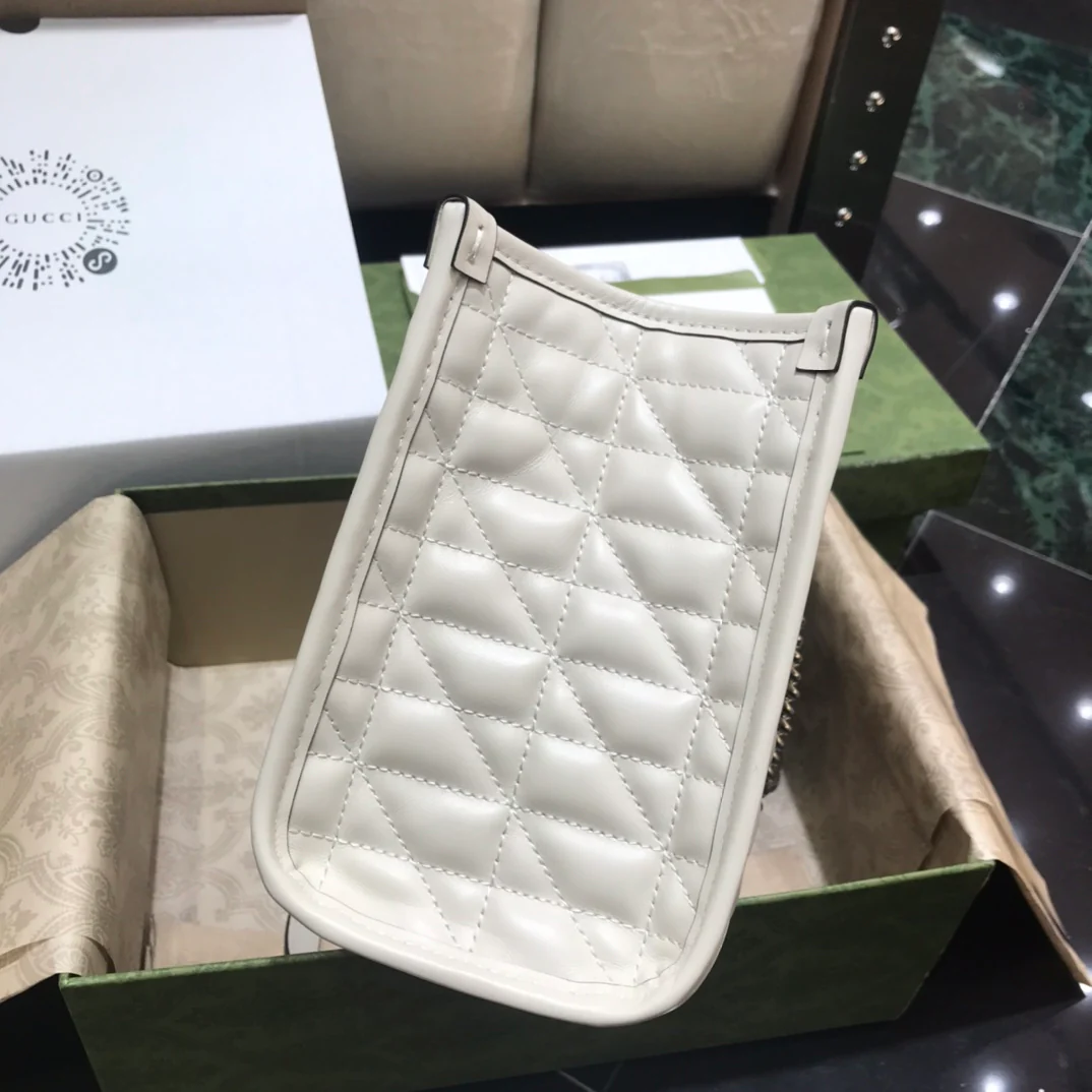 Маленькая сумка-тоут Gucci Marmont Geometric Series - 1