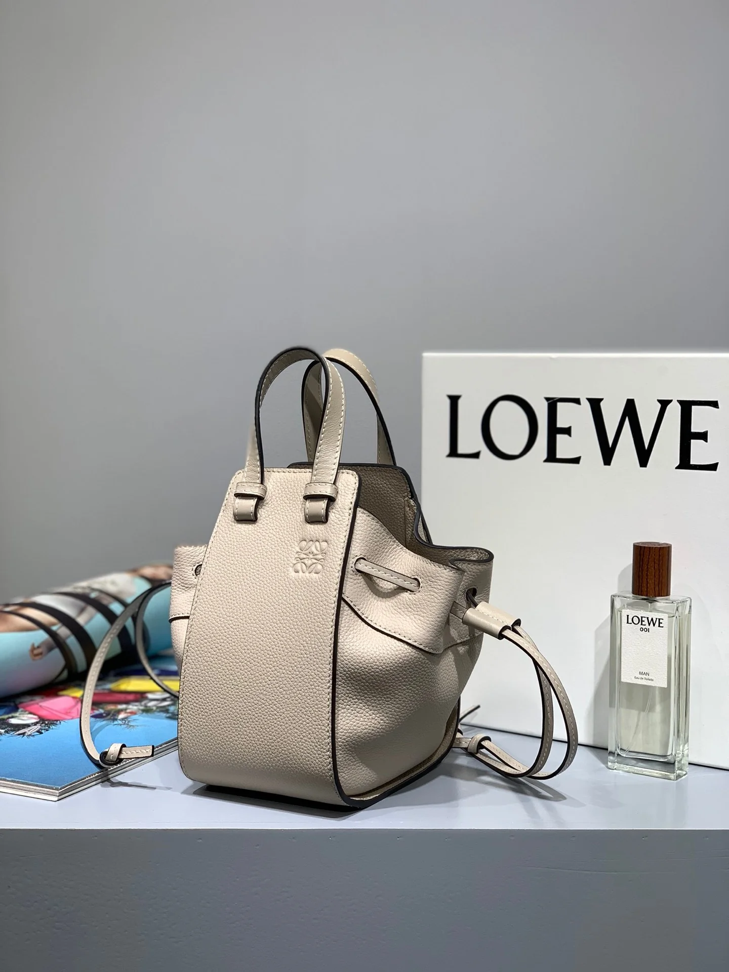 Гамак Loewe Mini 11x19 см 5x17 см с узором ?Личи?, кремовый