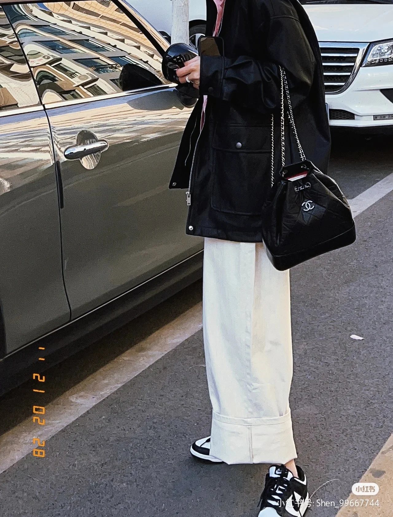 Рюкзак-хобо Chanel Gabrielle с цепочкой Twinkle Chain - черный