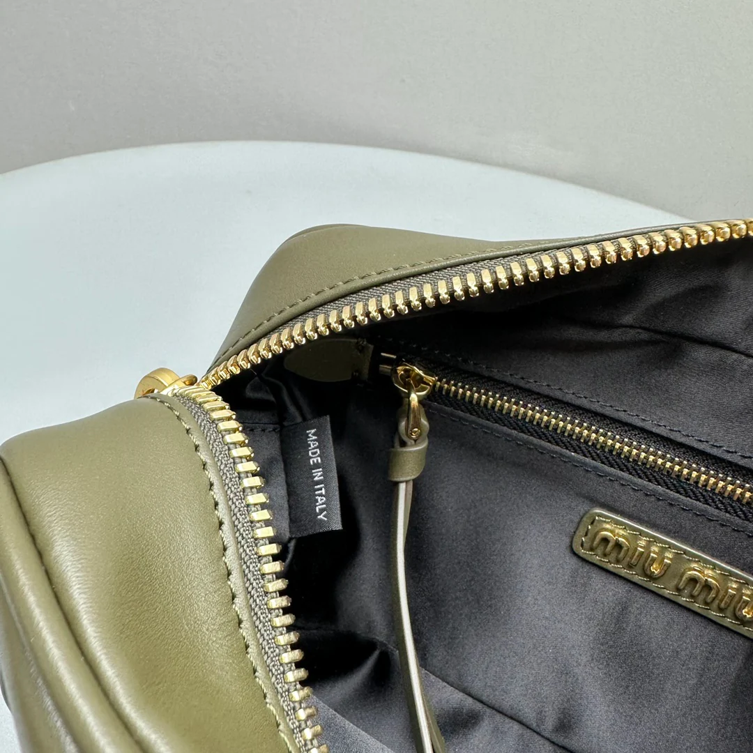 Сумка для боулинга Miu Miu - Маленькая - Зеленая