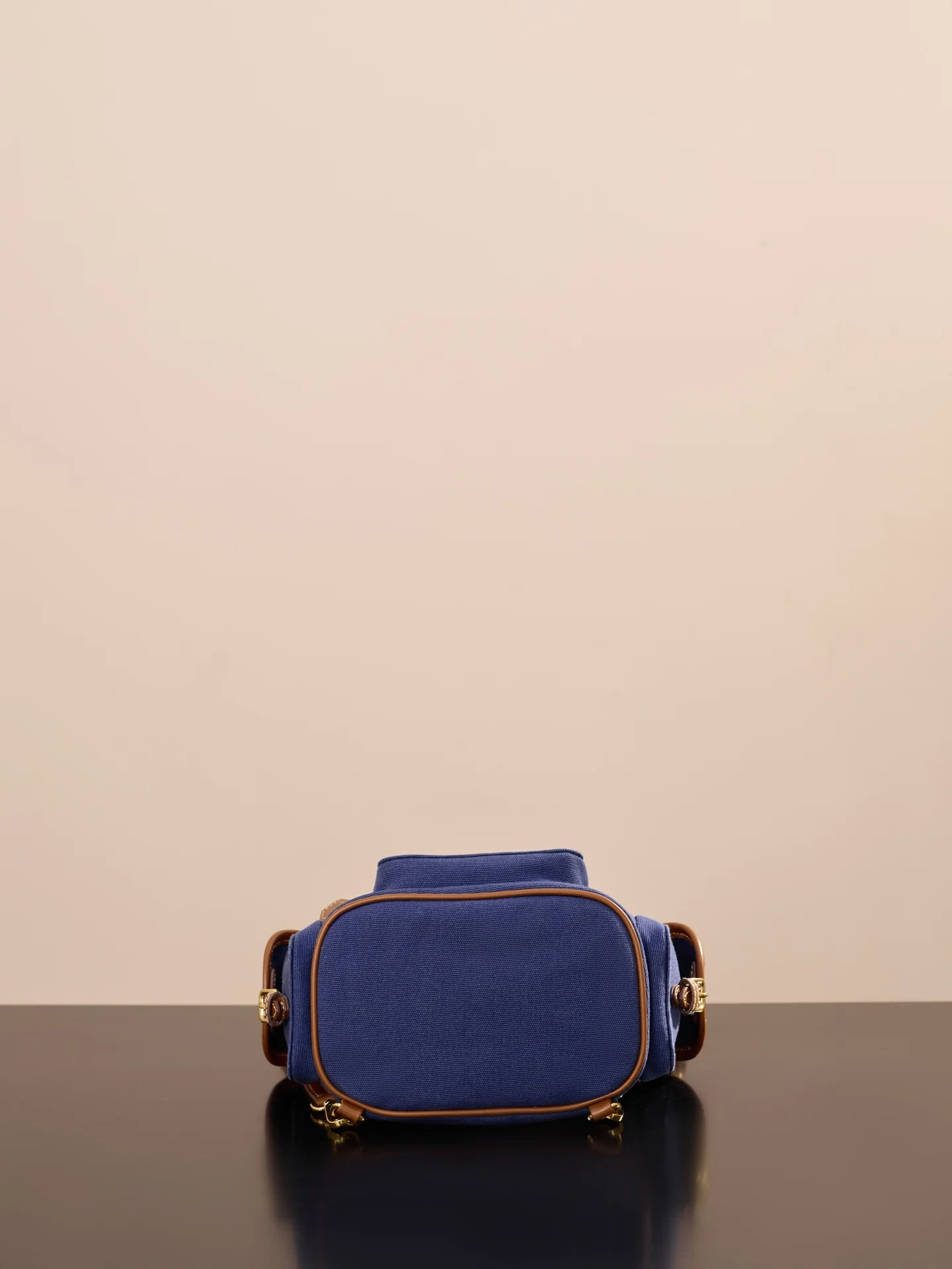 Рюкзак Miu Miu-5bz043m1280, маленький, синий.