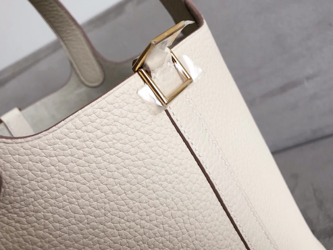 Пряжка из белого золота Hermes Picotin 18tc Milkshake