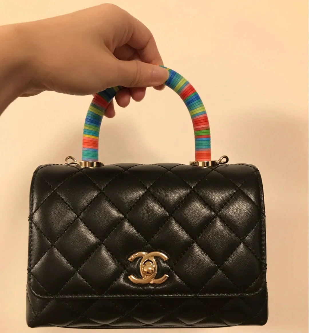 Мини-сумочка Chanel Coco Handle Rainbow