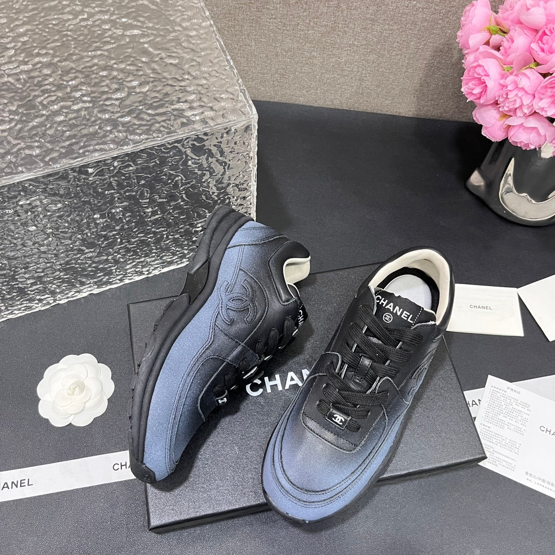Повседневные туфли Chanel 2024 - синие