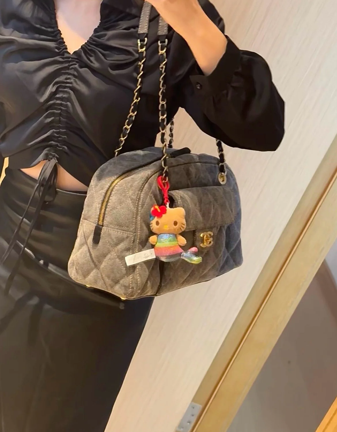 Сумка для боулинга Chanel 24a Cowboy