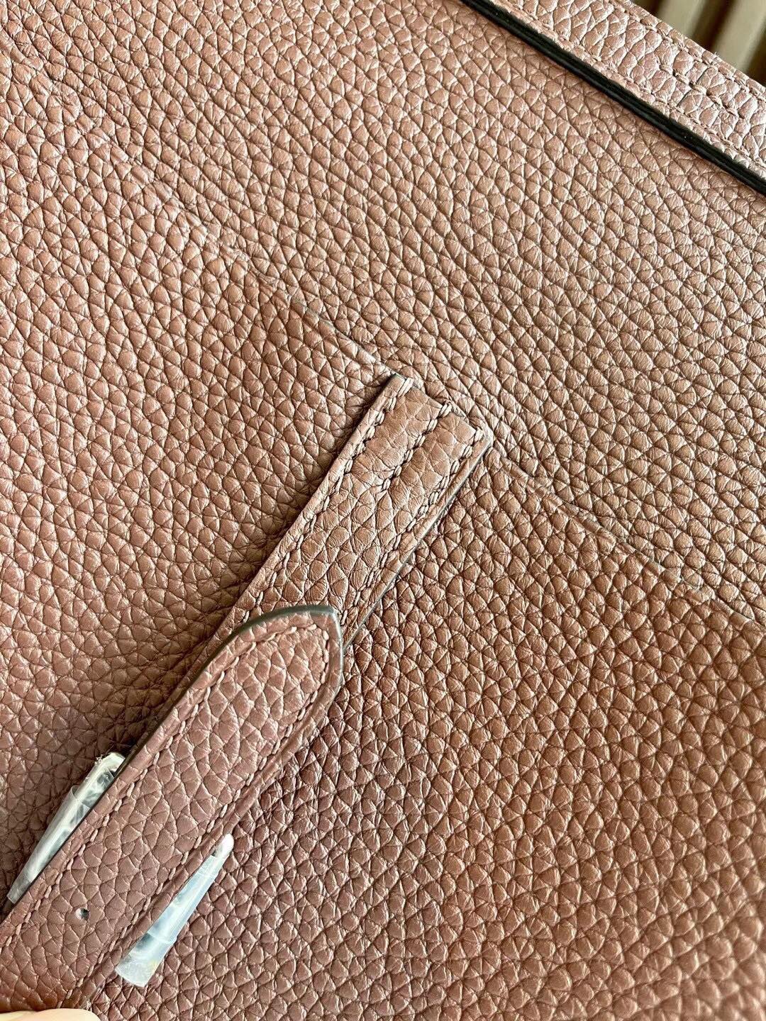 Hermes-halzan-25-малиновая пудра-серебряная пряжка