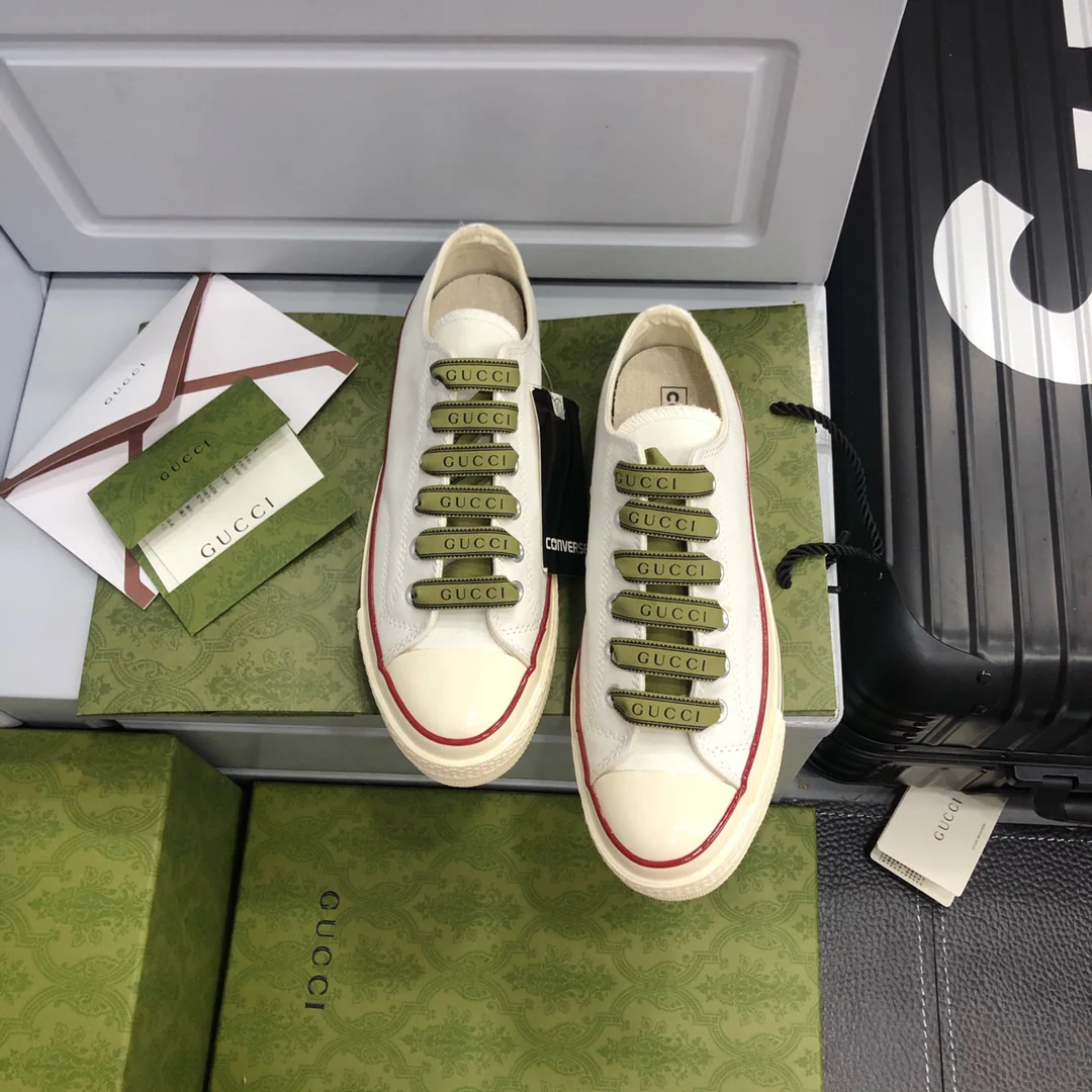 Кед Gucci из парусины - 1