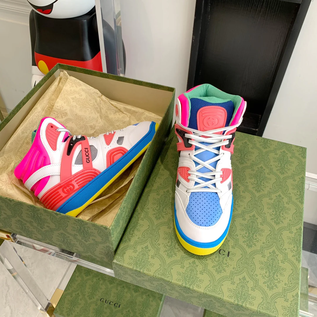 Кроссовки Gucci High-Top Chunk Shoes для пары - 1