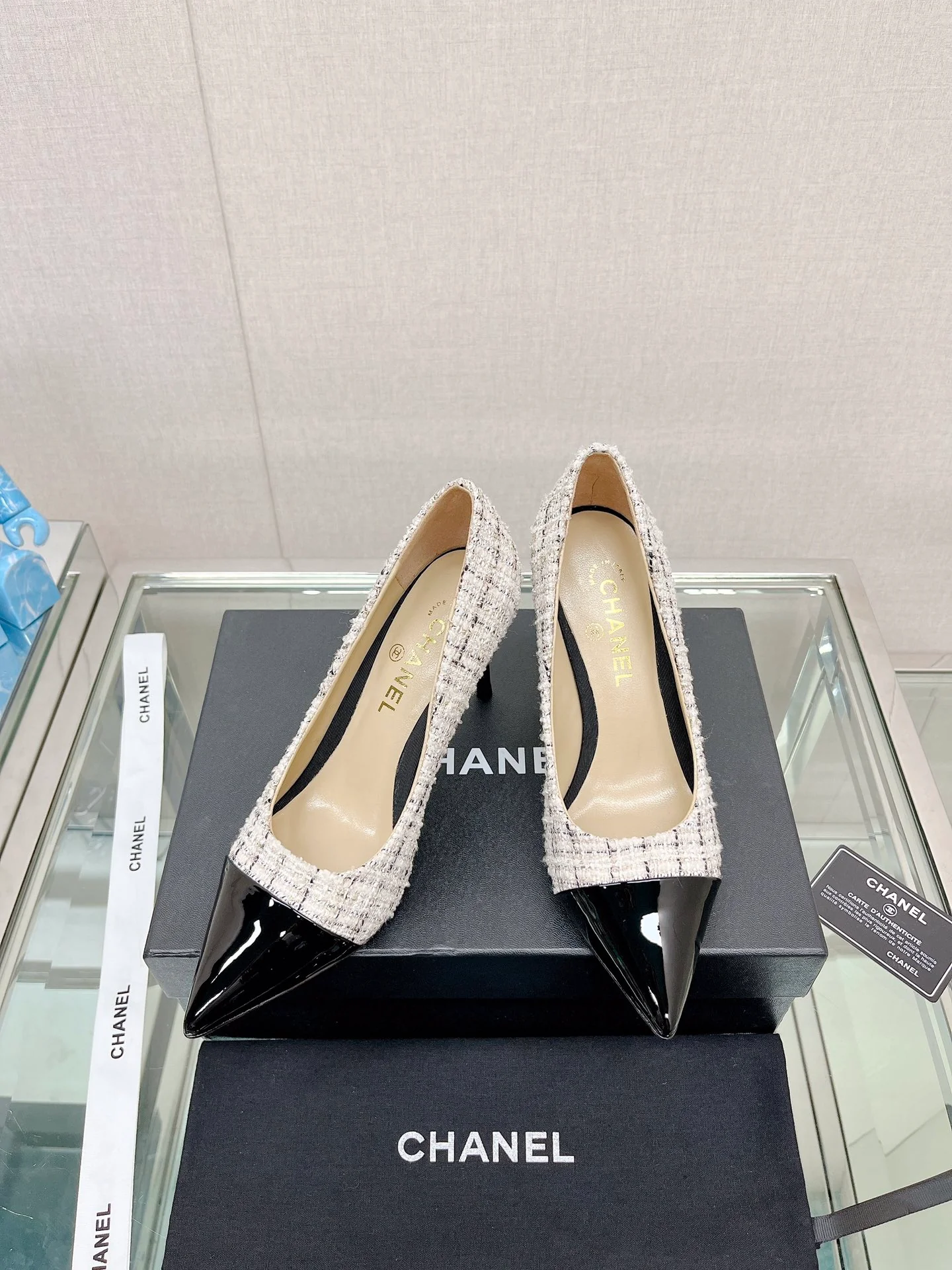 Туфли на высоком каблуке Chanel Coco Pearl - 8-5 см