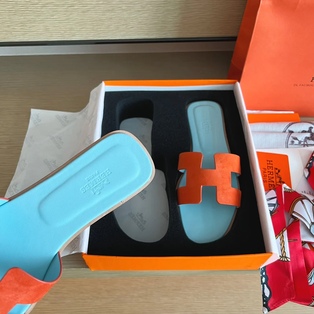 Сандалии Hermes-h Flat Sandals-10