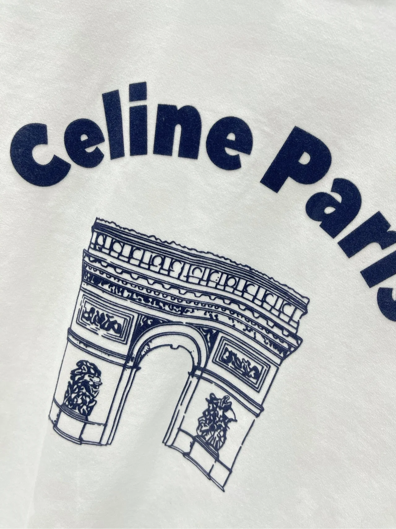 Celine-2403 - Новая футболка с принтом Триумфальной арки