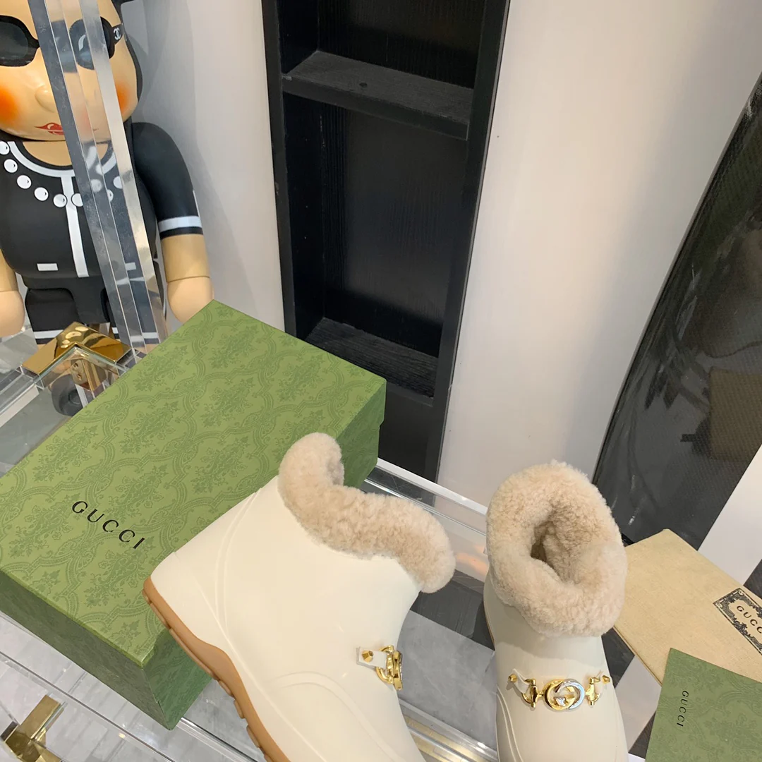 Gucci - Теплые шерстяные зимние сапоги