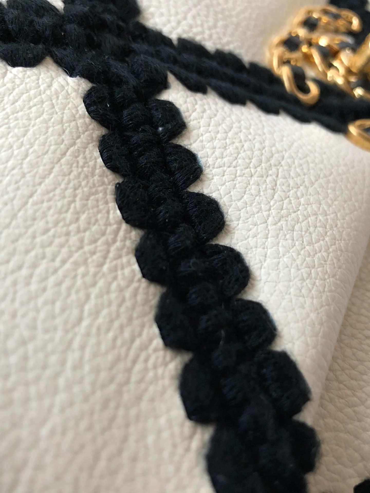 Сумка Chanel 19 - Кожаная - Черно-белый клетчатый узор