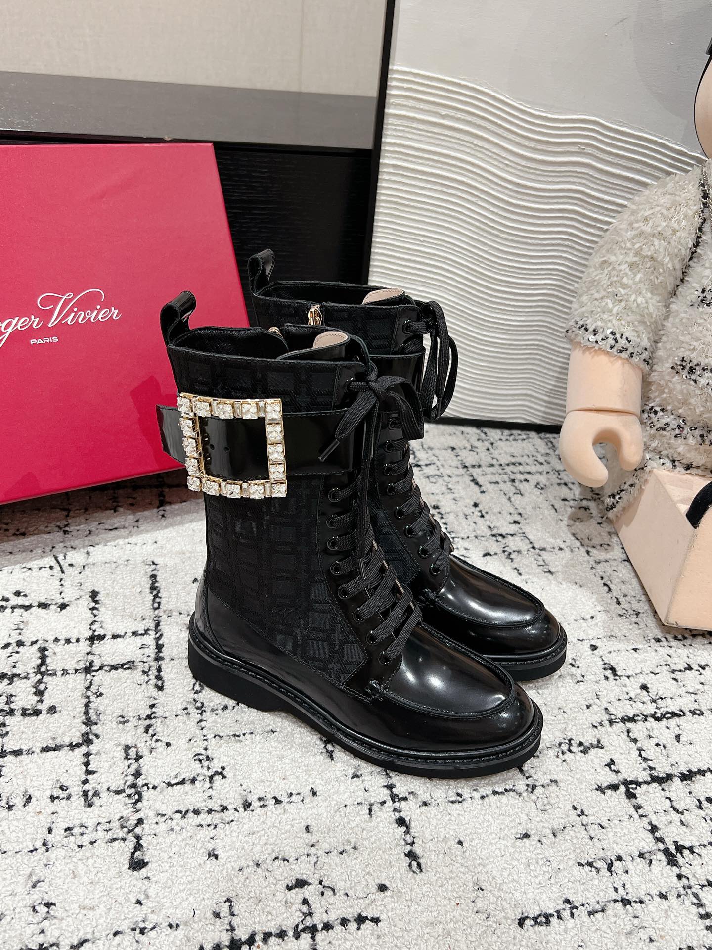 Сапоги для верховой езды RV-2024 - черные