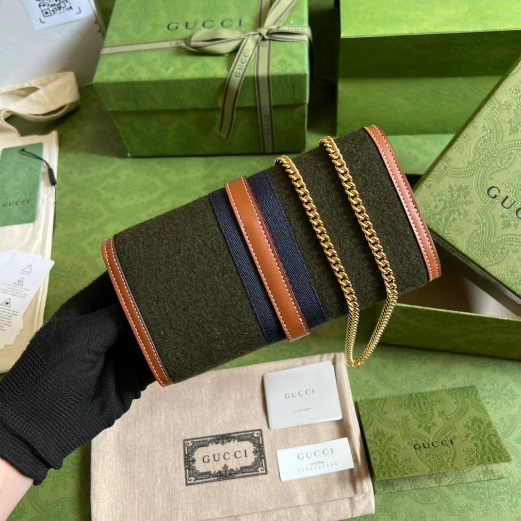 Новая сумка Gucci Jackie из серии 1961 с цепочкой - 4 шт.