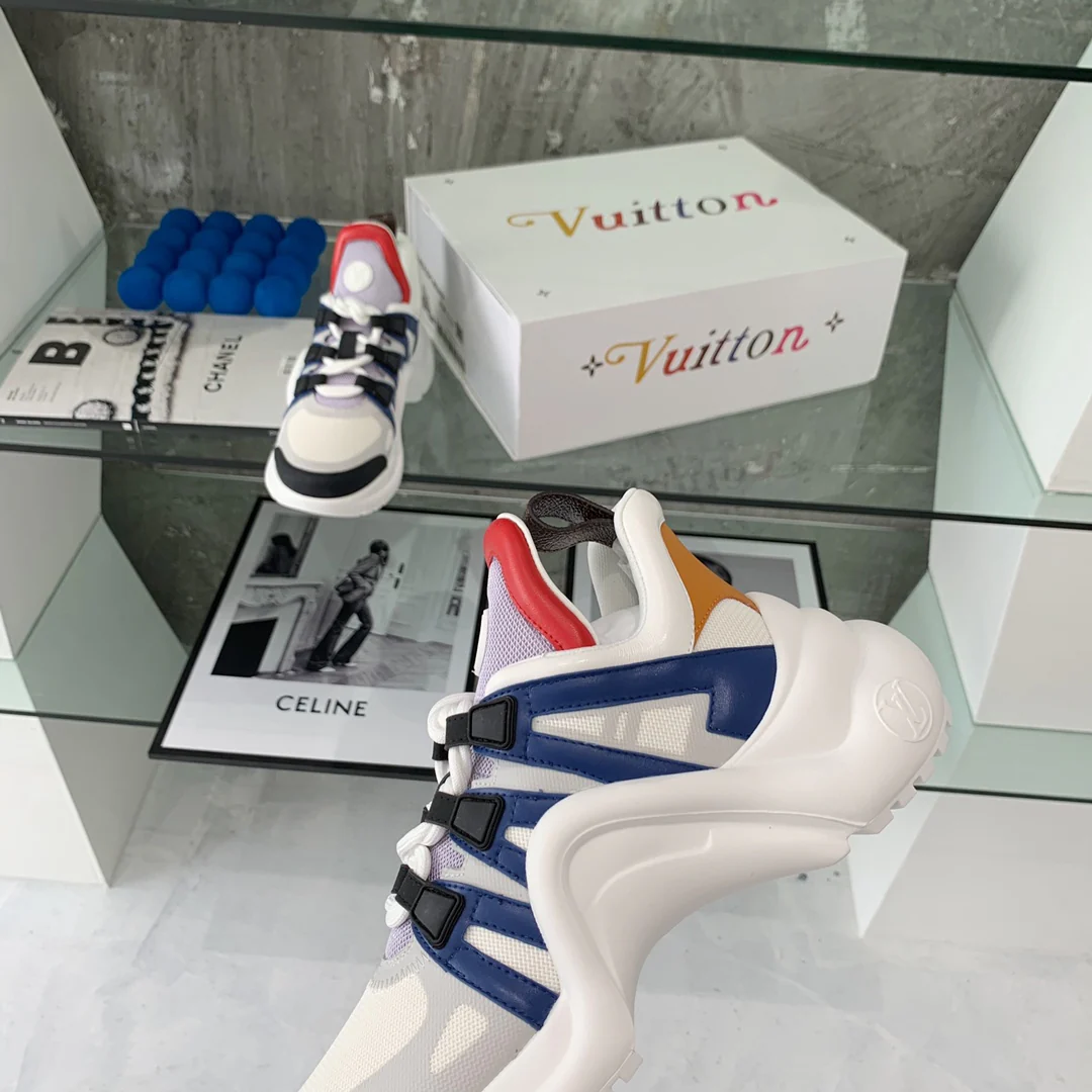 Туфли LV - Массивные туфли LV - 9