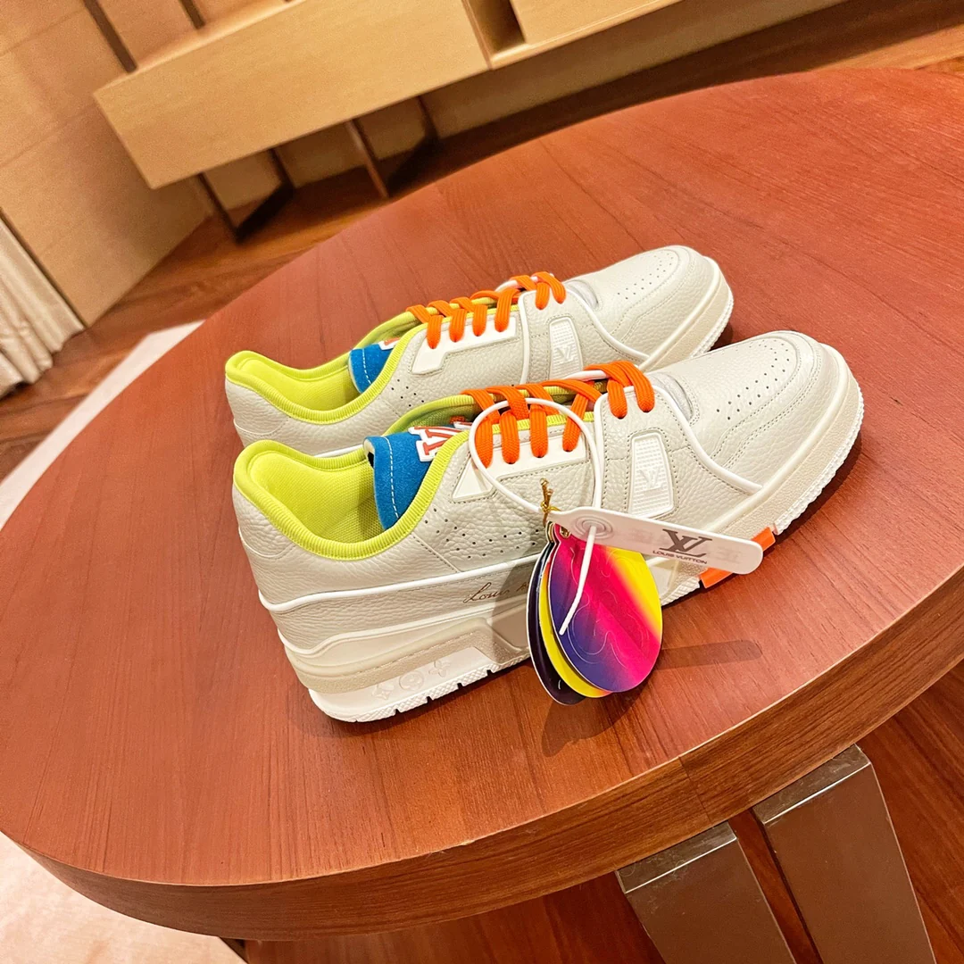 LV - Кожаные кроссовки - Повседневная обувь - Мужские - 2