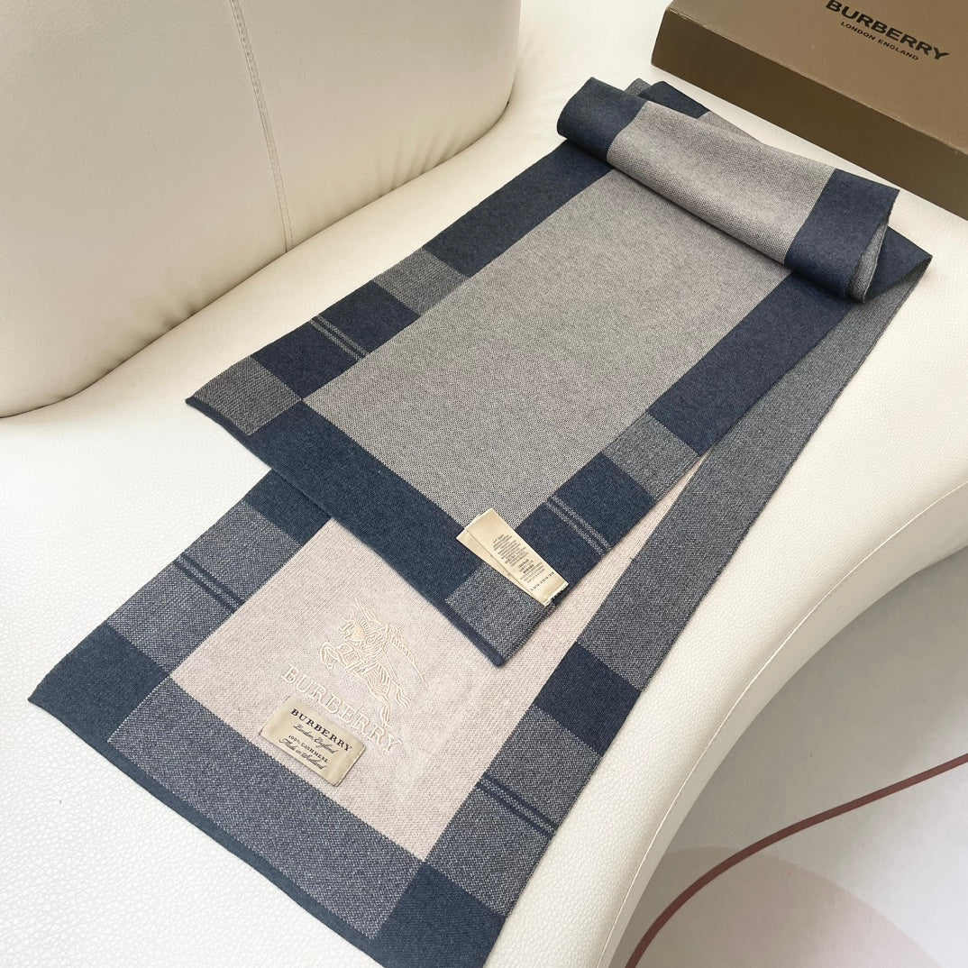Классический клетчатый шарф Burberry 2024 - 2 шт.