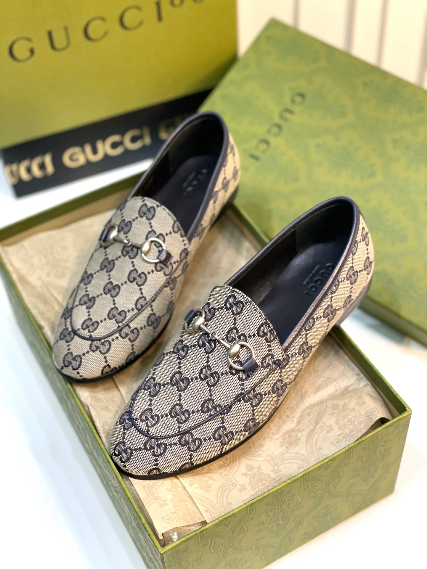 Балетки с монограммой Gucci